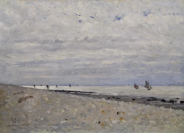 Paisagem costeira de Honfleur, Richard Bergh