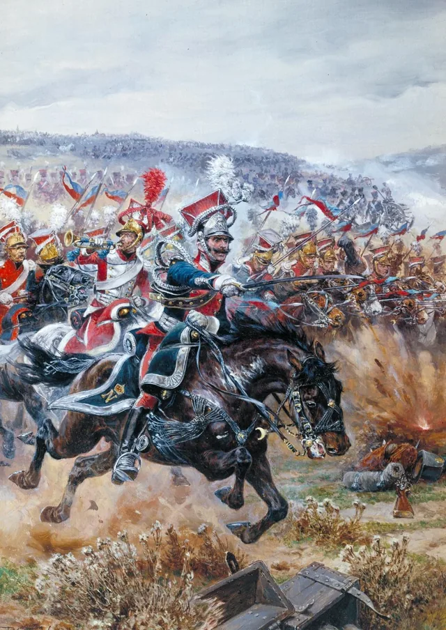 Poniatowski's Last Charge at Leipzig, Richard Caton Woodville