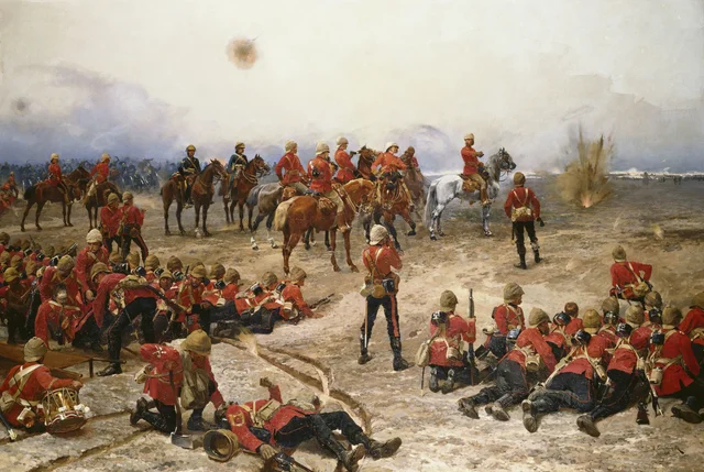 The Guards at Tel-el-Kebir, 13 September 1882, Richard Caton Woodville