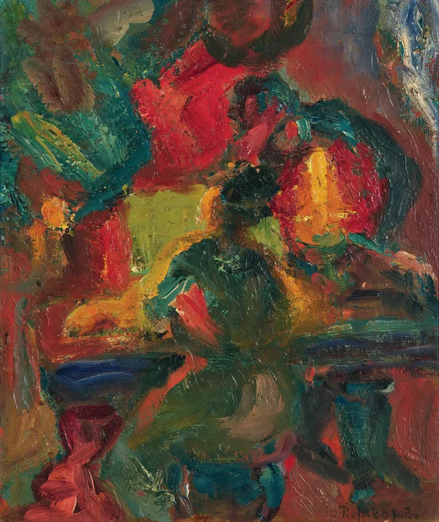 Lady at the Piano, Rihard Jakopič