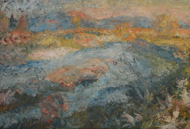 Motif from the Sava, Rihard Jakopič