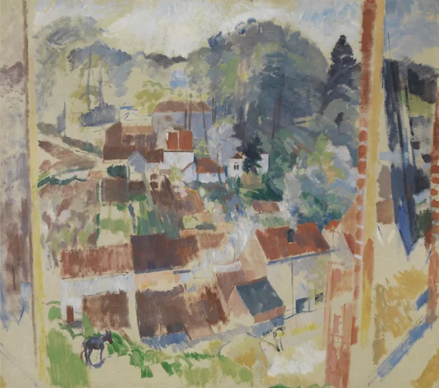 Janela aberta sobre Bosvoorde, Rik Wouters