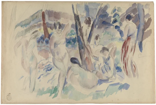 Personagens num bosque, Rik Wouters