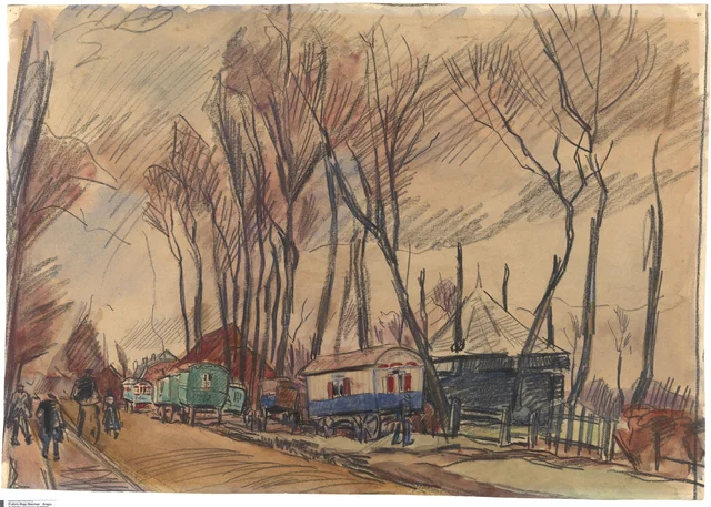 Caminho sob a chuva - Amersfoort, Rik Wouters