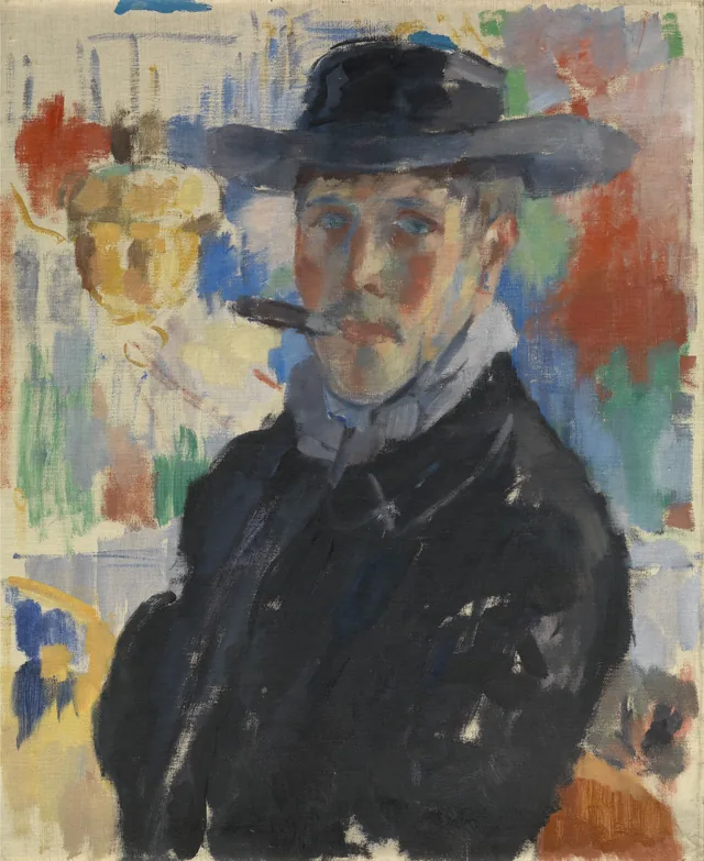 Autorretrato com charuto, Rik Wouters
