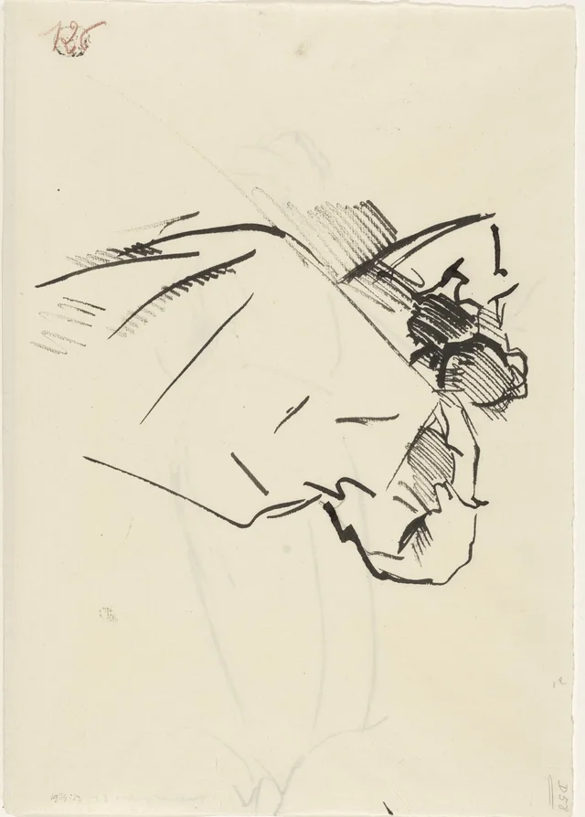 Mulher penteando-se, vista de costas, Rik Wouters