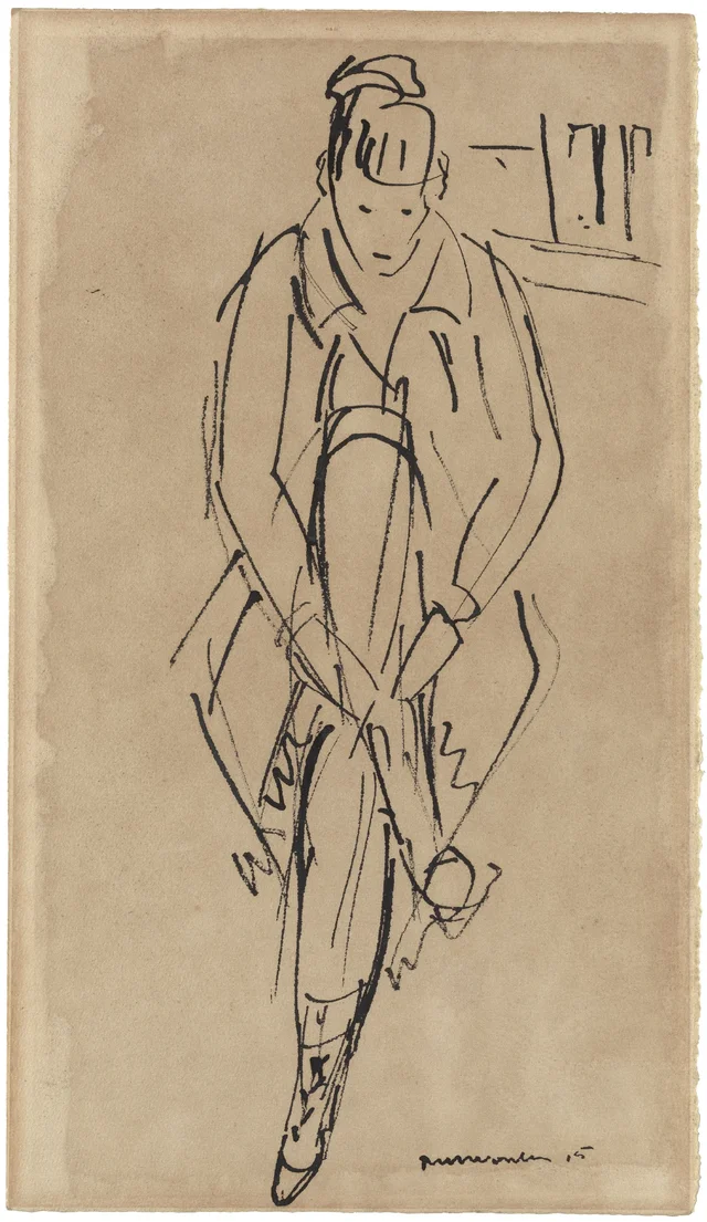 Mulher calçando-se, Rik Wouters