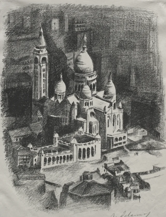 Allo Paris! Frontispício do livro, Robert Delaunay