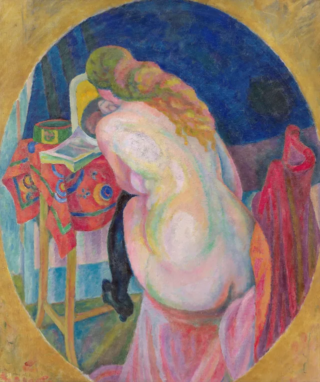 Mulher nua lendo, Robert Delaunay