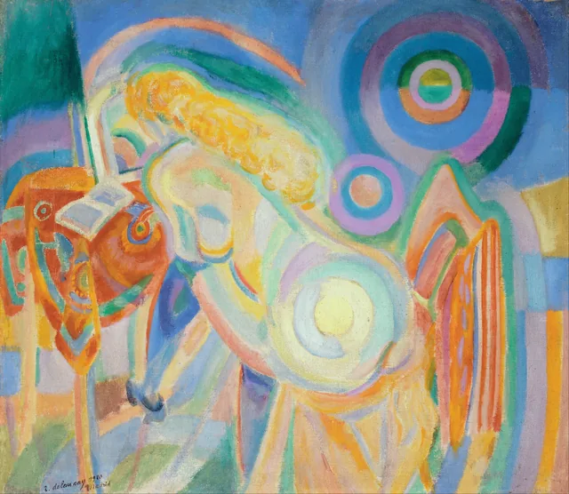 Mulher nua lendo, Robert Delaunay