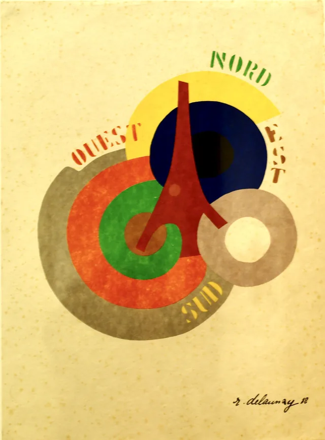 Norte, Leste, Sul, Oeste, Robert Delaunay