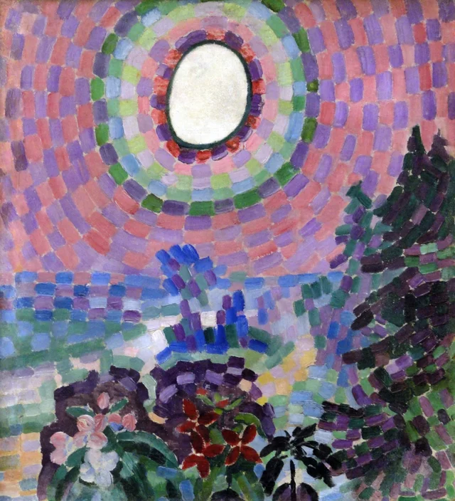 Paysage au disque