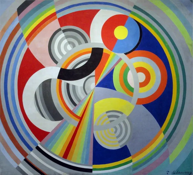 Ritmo n° 1, decoração para o Salão das Tulherias, Robert Delaunay