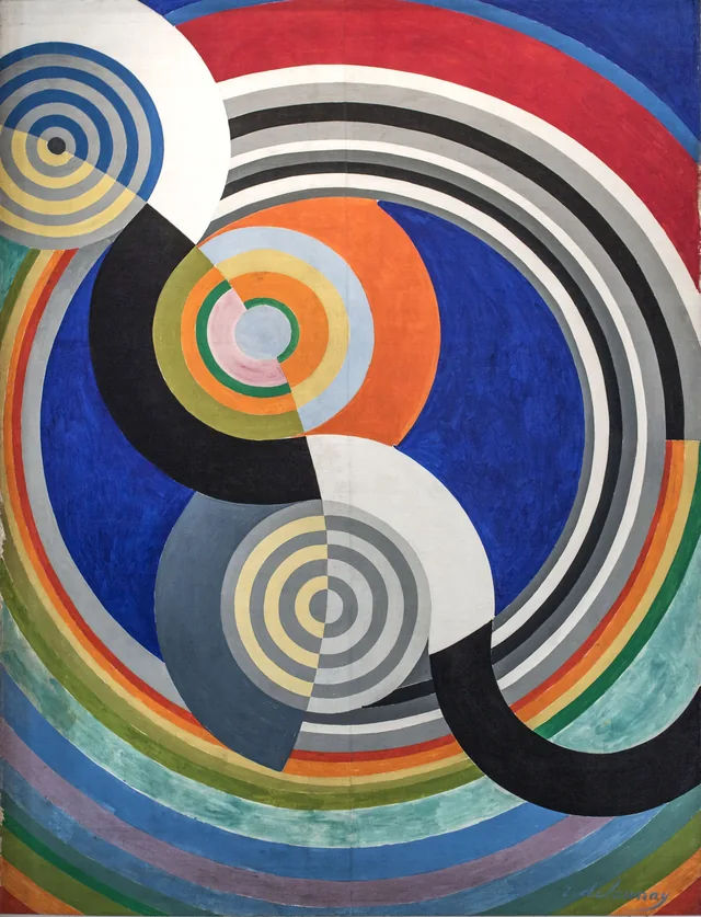 Ritmo n° 2, decoração para o Salão das Tulherias, Robert Delaunay