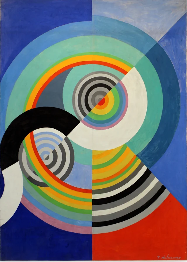 Ritmo n° 3, decoração para o Salão das Tulherias, Robert Delaunay