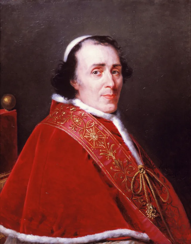 Portrait of Pope Pius VII, Robert Lefèvre