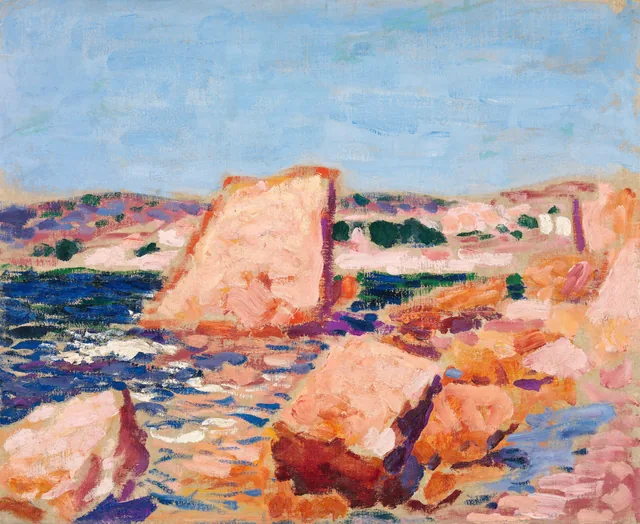 Paisagem com rochedos, Roderic O'Conor