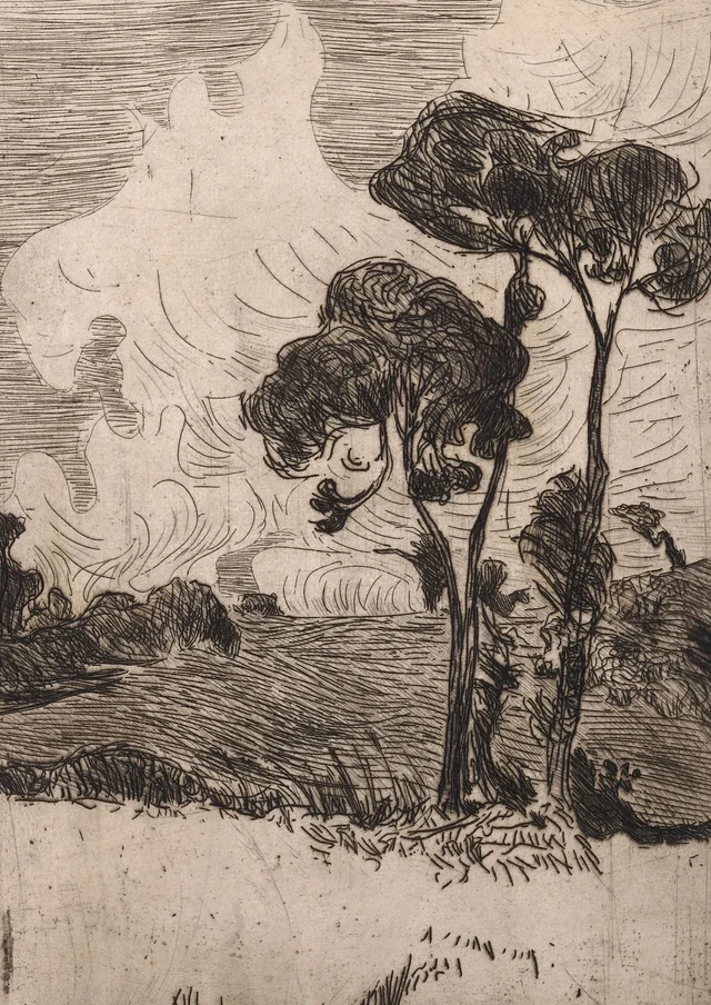 Landscape with Two Large Trees, Roderic O'Conor