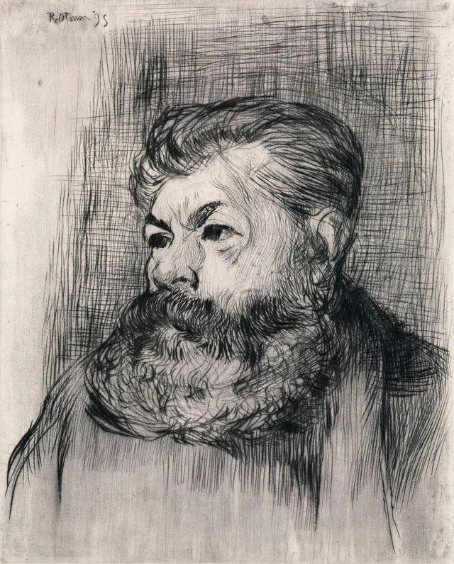 Retrato de um homem, talvez Paul Sérusier, Roderic O'Conor