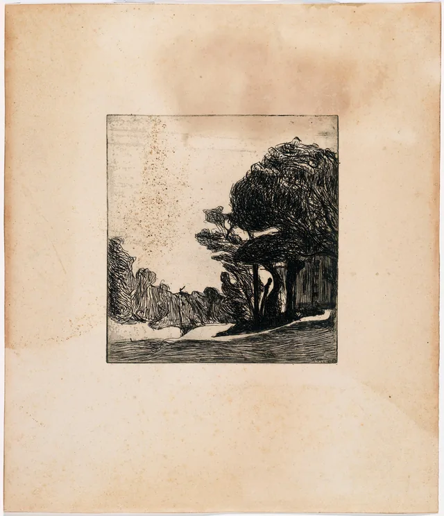 Árvores numa paisagem, Roderic O'Conor