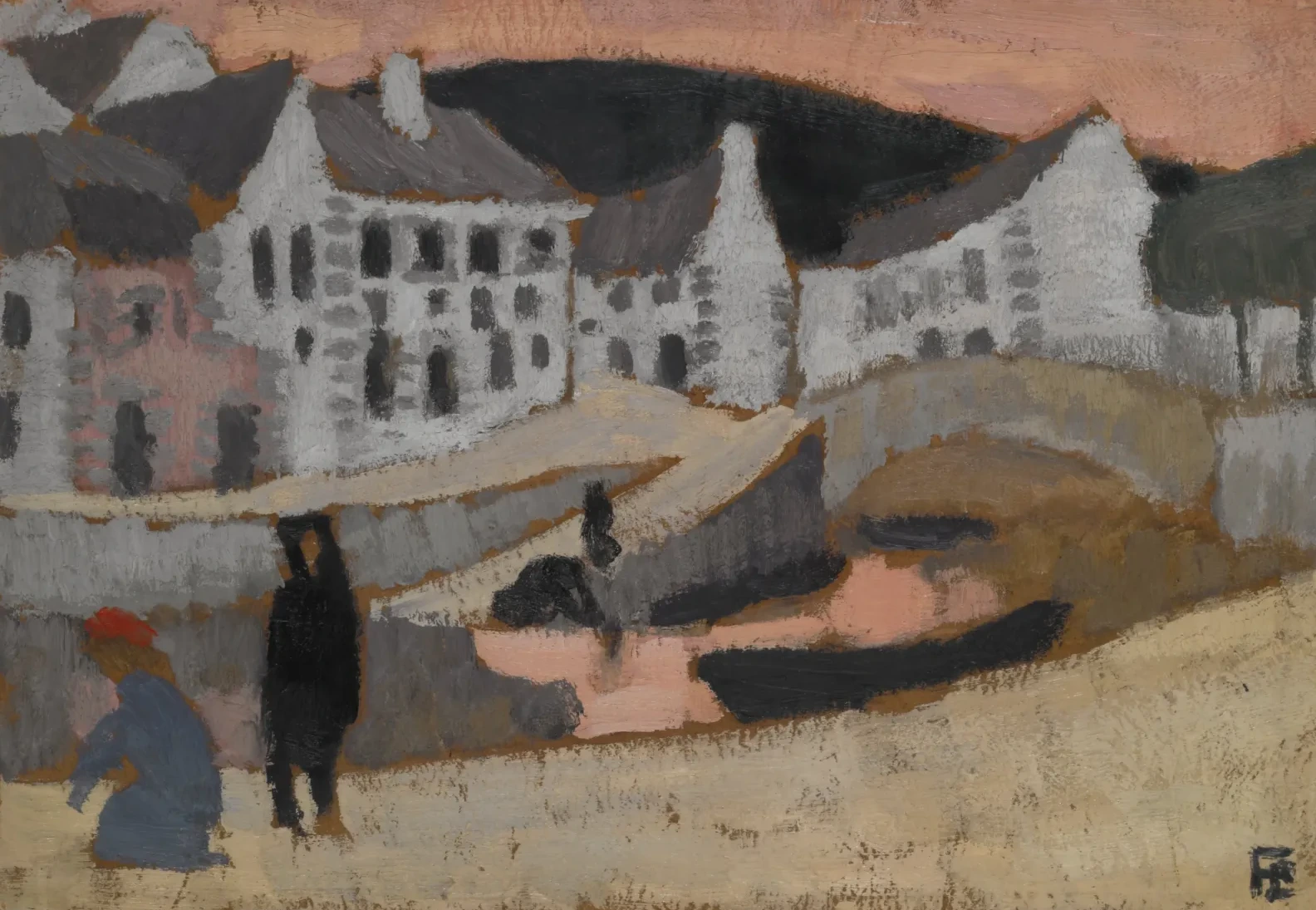 El canal, paisaje de Bretaña, Roger de La Fresnaye