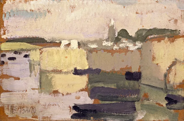 Village at the Water's Edge, Roger de La Fresnaye