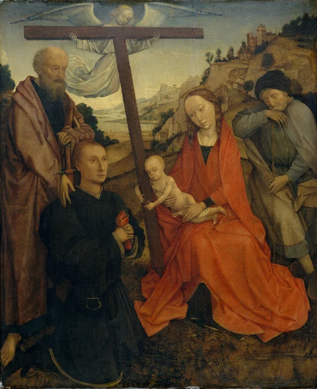 The Holy Family with Saint Paul and a Donor, Rogier van der Weyden