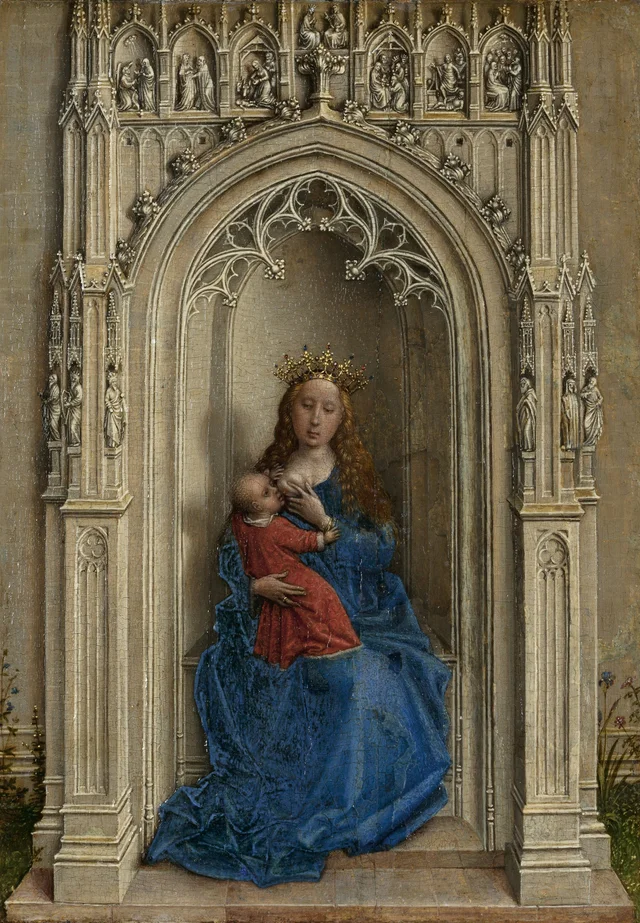 The Virgin and Child enthroned, Rogier van der Weyden