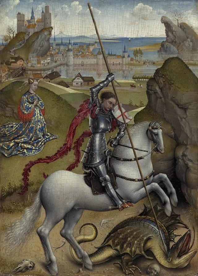 Saint George and the Dragon, Rogier van der Weyden