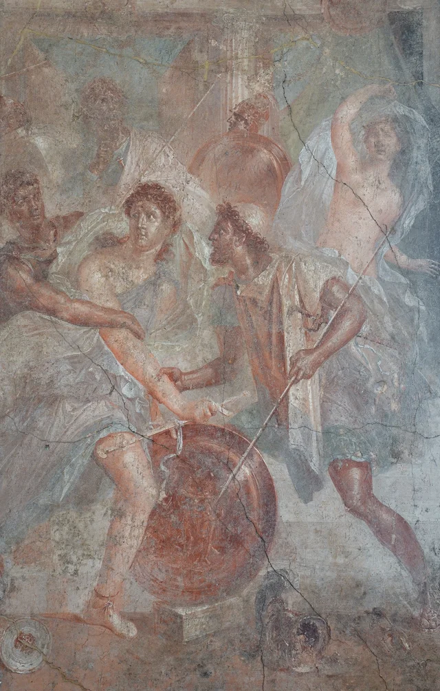 Achille découvert à Skyros, Rome antique