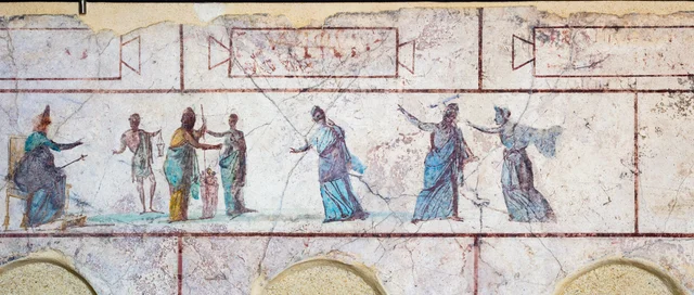 Frieze from the great columbarium of the Villa Doria Pamphilj