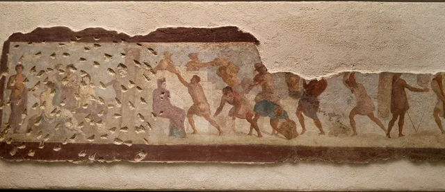 Frieze of the Trojan War and the origins of Rome, columbarium of the Statilii