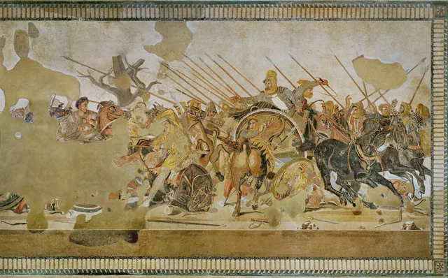 El mosaico de Alejandro (batalla de Issos), Antigua Roma