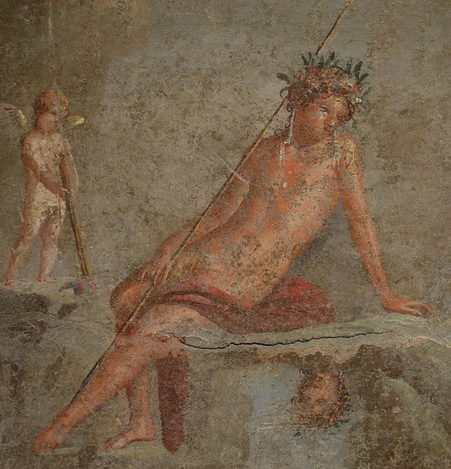 Narcisse à la source, Rome antique