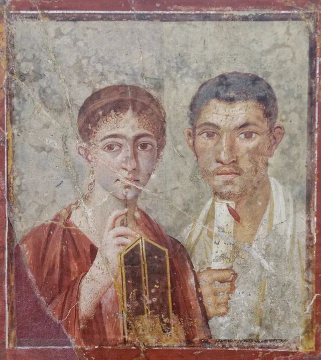 Portrait of Terentius Neo and his wife