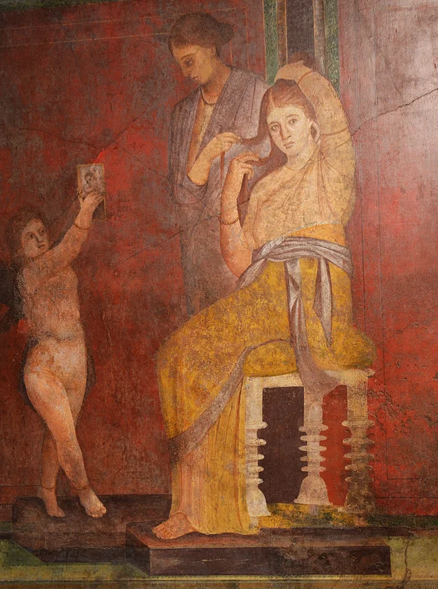 The bride's toilette, Ancient Rome