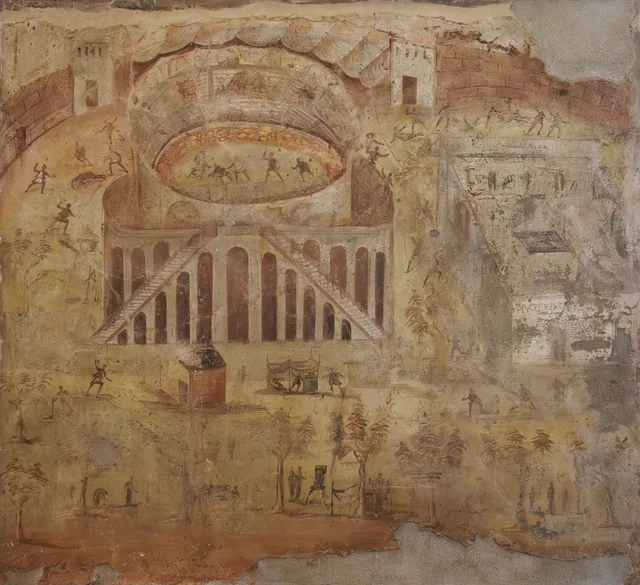 La rixe de l'amphithéâtre de Pompéi