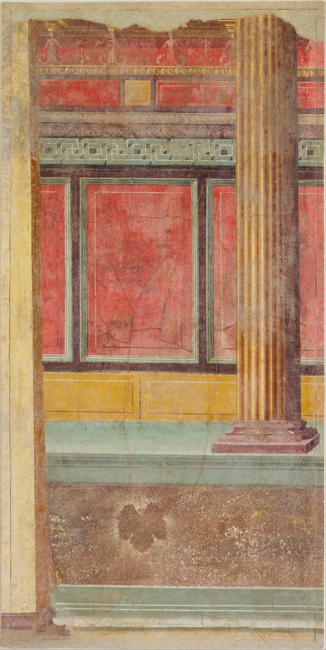 Wall painting from Room F of the Villa of P. Fannius Synistor at Boscoreale, Ancient Rome
