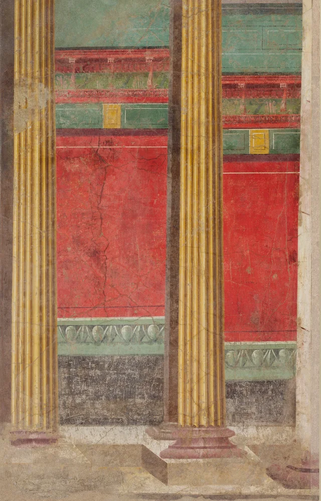 Peinture murale de la salle F de la villa de P. Fannius Synistor à Boscoreale, Rome antique