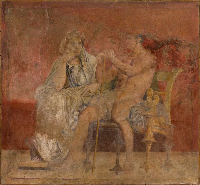 Peinture murale de la salle H de la villa de P. Fannius Synistor à Boscoreale