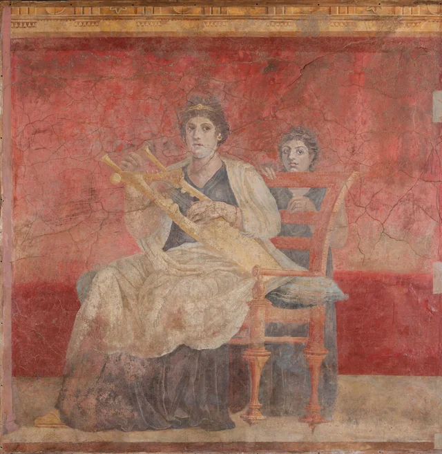 Peinture murale de la salle H de la villa de P. Fannius Synistor à Boscoreale