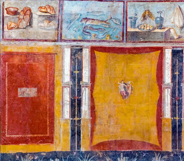 Paroi aux natures mortes des praedia de Julia Felix