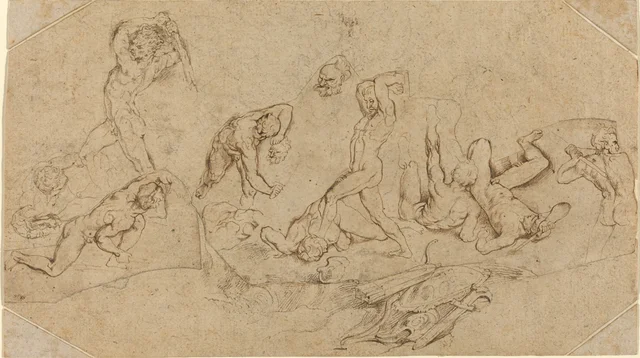 Battle of Nude Men