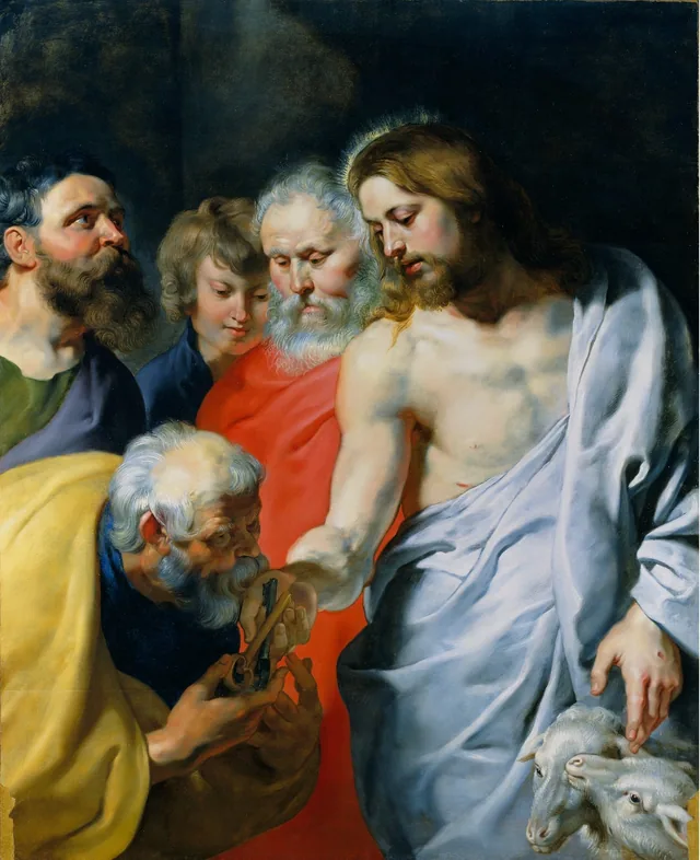 Cristo entregando as chaves a São Pedro, Peter Paul Rubens