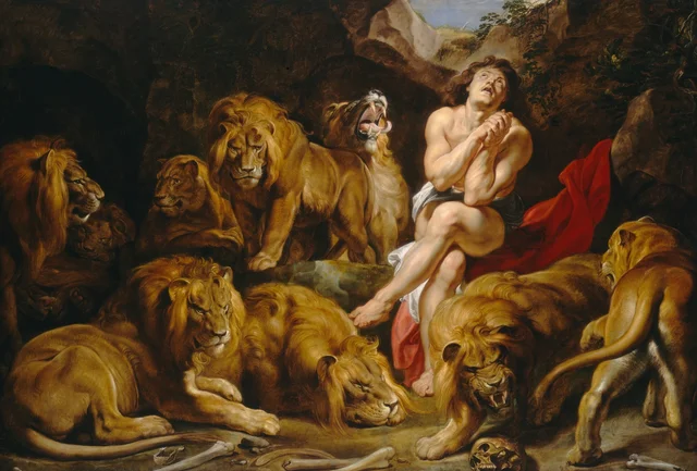 Daniel en el foso de los leones