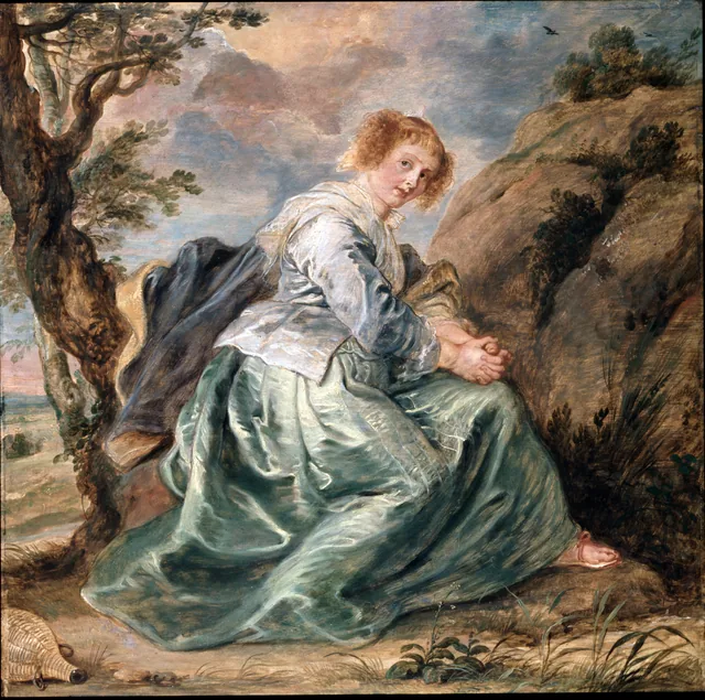 Agar no deserto, Peter Paul Rubens