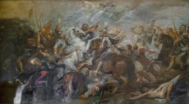 Enrique IV en la batalla de Ivry