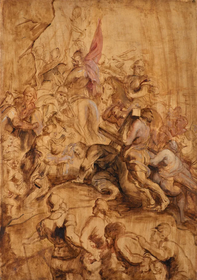 Cristo a caminho do Gólgota (o Caminho do Calvário), Peter Paul Rubens