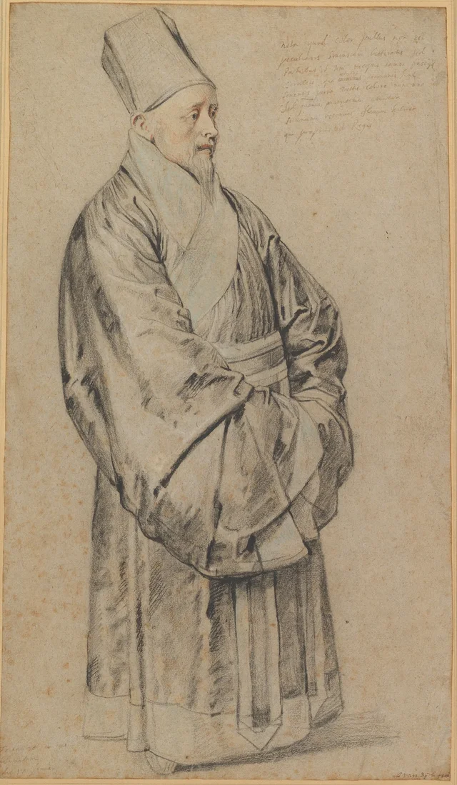 Portrait of Nicolas Trigault in Chinese Costume