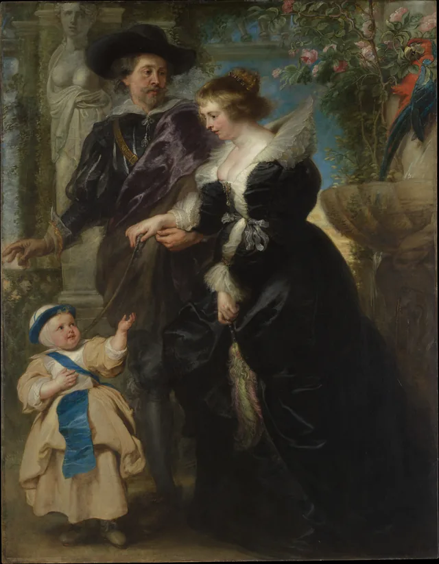 Rubens, Helena Fourment e seu filho Frans, Peter Paul Rubens